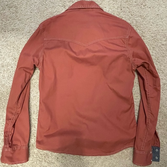 Wrangler Sunset Retro Premium Men's Retro Premium Western Snap Solid Shirt - Picture 6 of 7